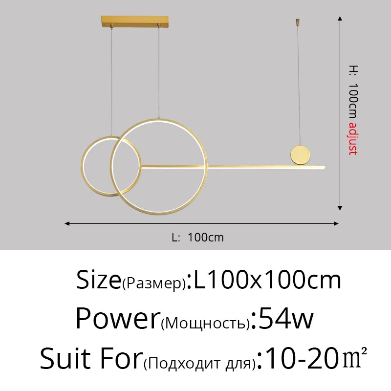 Modern LED Dining Table Pendant Light Cafe Indoor Lighting Restaurant Office Home Decoration Bright Ceiling Pendant Light