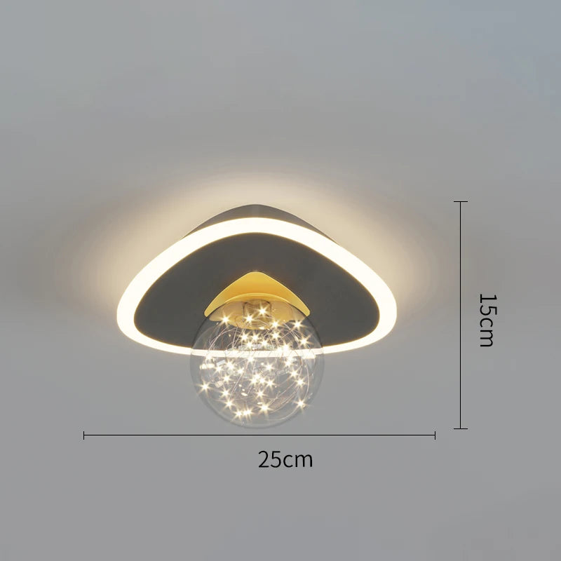 LED Nordic Ceiling Lamps Indoor Lighting Home Lamp For Living Room Dining Table Bedroom Decoration Corridor Ceiling Light