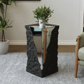Home Creative modern stainless steel edge table luxury simple living room ornament small end coffee table pliante home furniture
