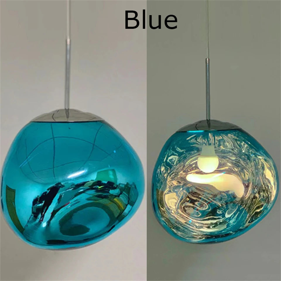 LED Pendant Lights Lava Lamp PVC Lighting for Living Room Indoor Decor Home Fixtures Loft Kitchen Hanging Lamp