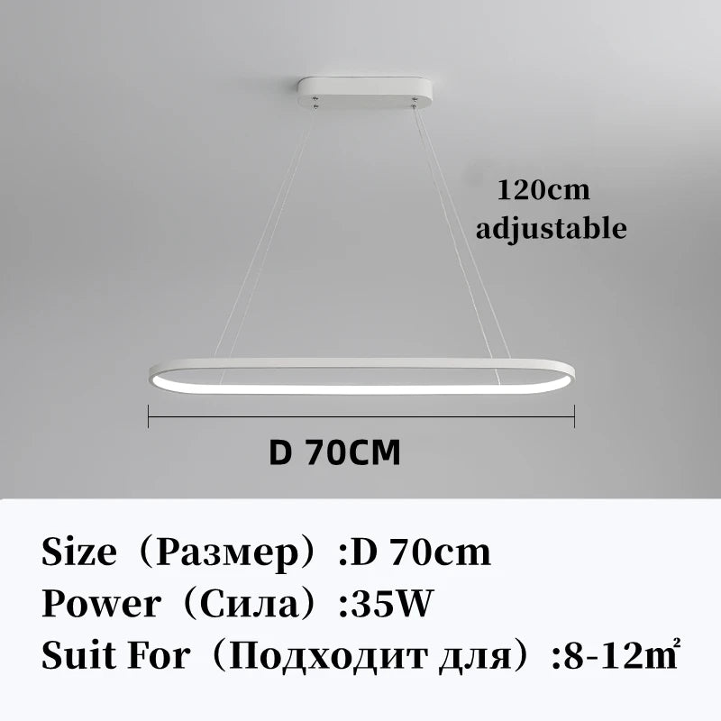 Modern LED Pendant Light Chandelier Living Dining Room Island Hanging Lights Restaurant Kitchen Bar Office Home Decoration Lamps