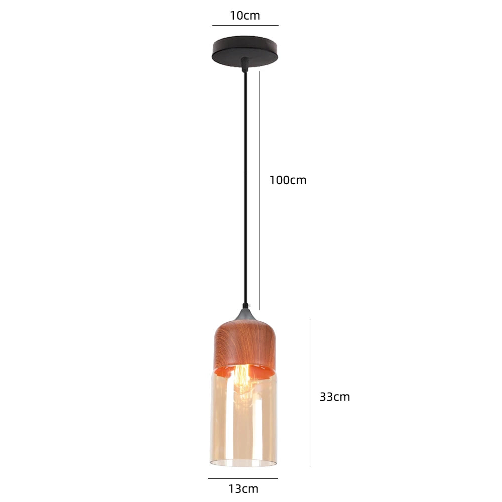 Modern Glass Pendant Lights Kitchen Dining Room Bedside Hanging Lamps For Ceiling Chandelier Restaurant Suspension Luminaire