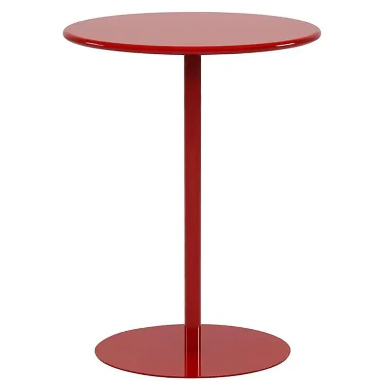 Simple Cream Style Luxury Sofa Side Table Bedroom Bedside Table Round Tables Blue Coffee Tables Tea Table Living Room Furniture