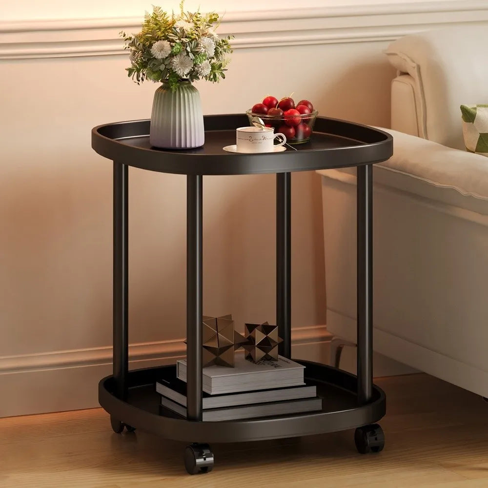 New Simple Bedside Table Minimalist Modern Coffee Table Nightstands Solid Color Bathroom Shelves Home
