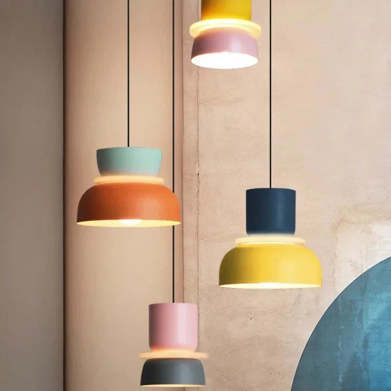 Modern Nordic Led Pendant Lamp Chandeliers Home Decor Bedside Light Living Dining Room Bedroom Bar Hanging Pendant Light Fixture