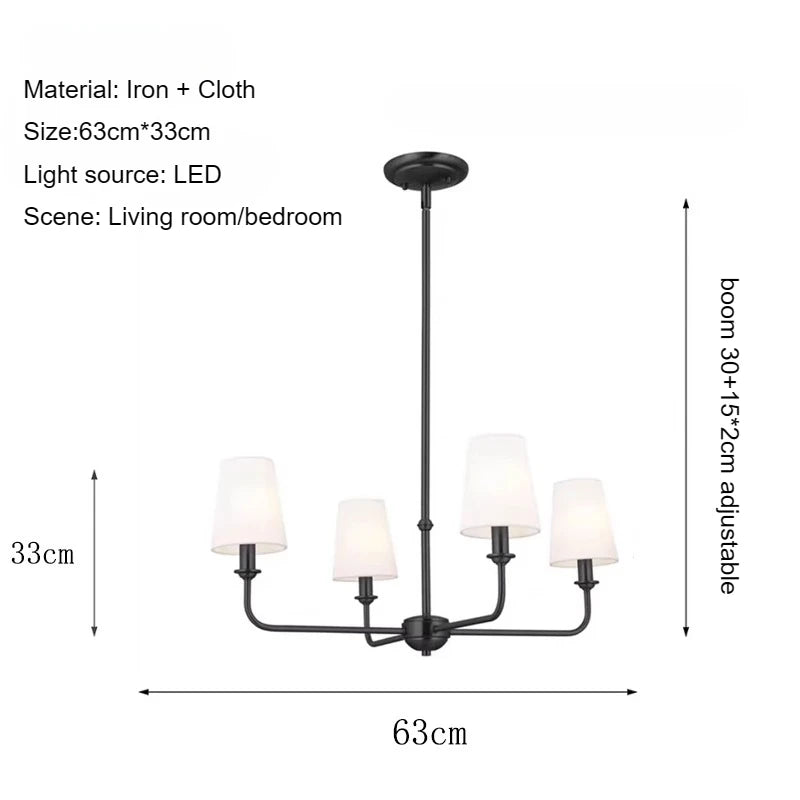 Retro Simple Led Pendant Lights for Living Dining Room Food Tables Kitchen Designer Chandelier Home Decor Lusters Luminaires