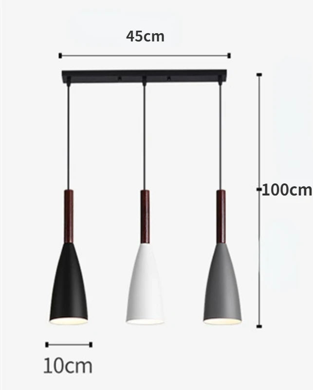 Modern Living Room 3 Head Lighting Nordic Minimalist Pendant Light Over Dining Table Kitchen Island Bedroom Decor Light Fixtures