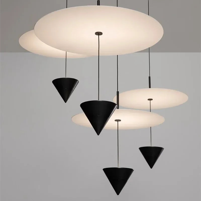 Modern Simple LED Pendant Lights Italian Design Hanging Lamp Bedroom Bar Home Decor Indoor Lighting Counter Weight Chandelier