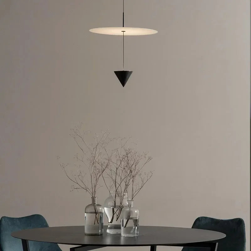 Modern Simple LED Pendant Lights Italian Design Hanging Lamp Bedroom Bar Home Decor Indoor Lighting Counter Weight Chandelier