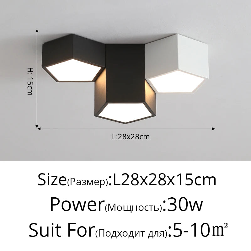 Nordic Surface Mounted LED Ceiling Lights Tube Lights Bedroom Lighting Fixtures Round Modern Hallway Lights Corridor Lamp Decor