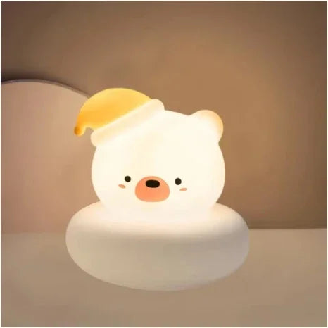 Rechargeable LED Night Light for Kids 3 Level Dimmable Nursery Sleeping Nightlights for Breastfeeding Toddler Baby Decor
