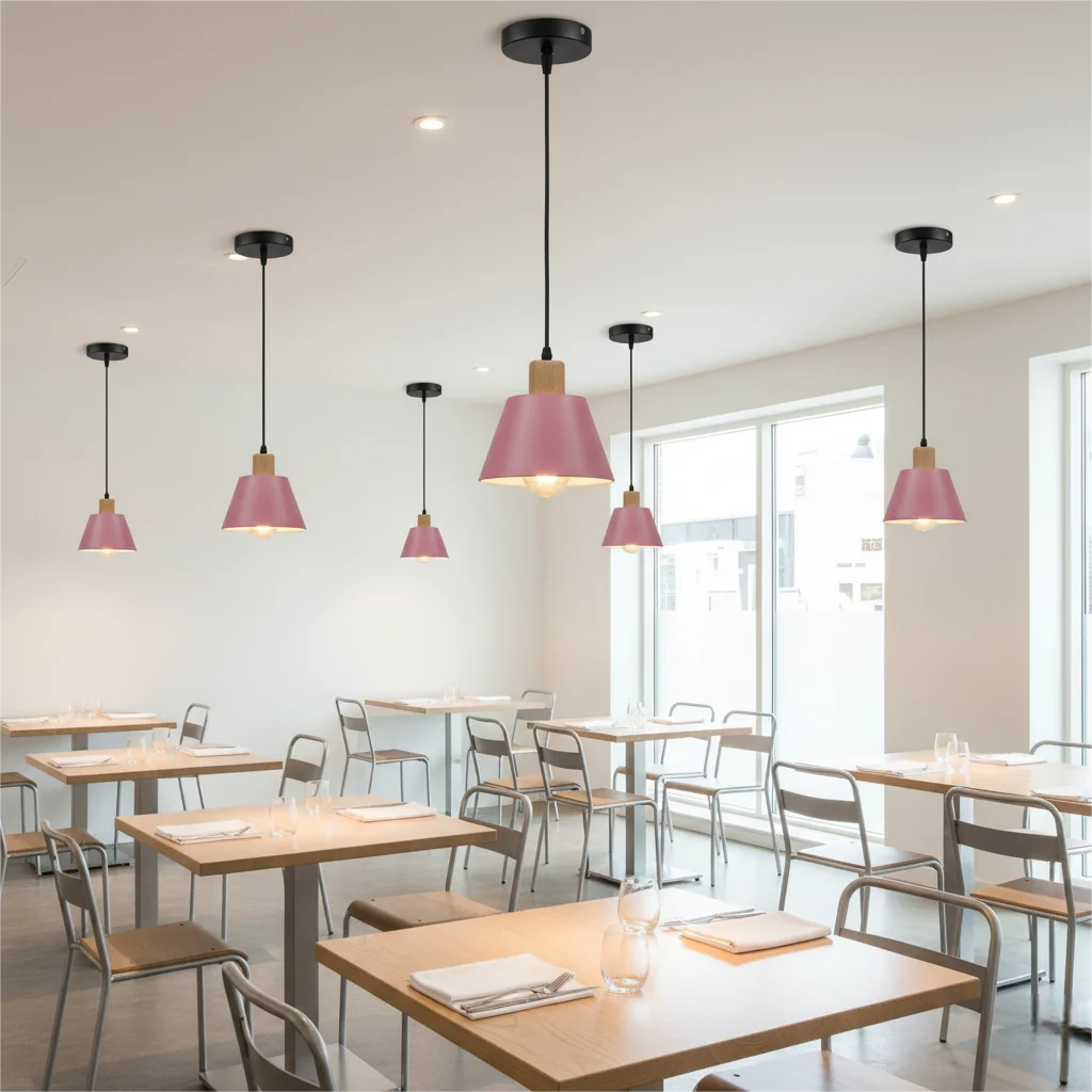 Modern Pendant Lamp Vintage Industrial Lampshade Hanging Light for Dinning Room Kitchen Restaurant Decor Lighting Luminaire