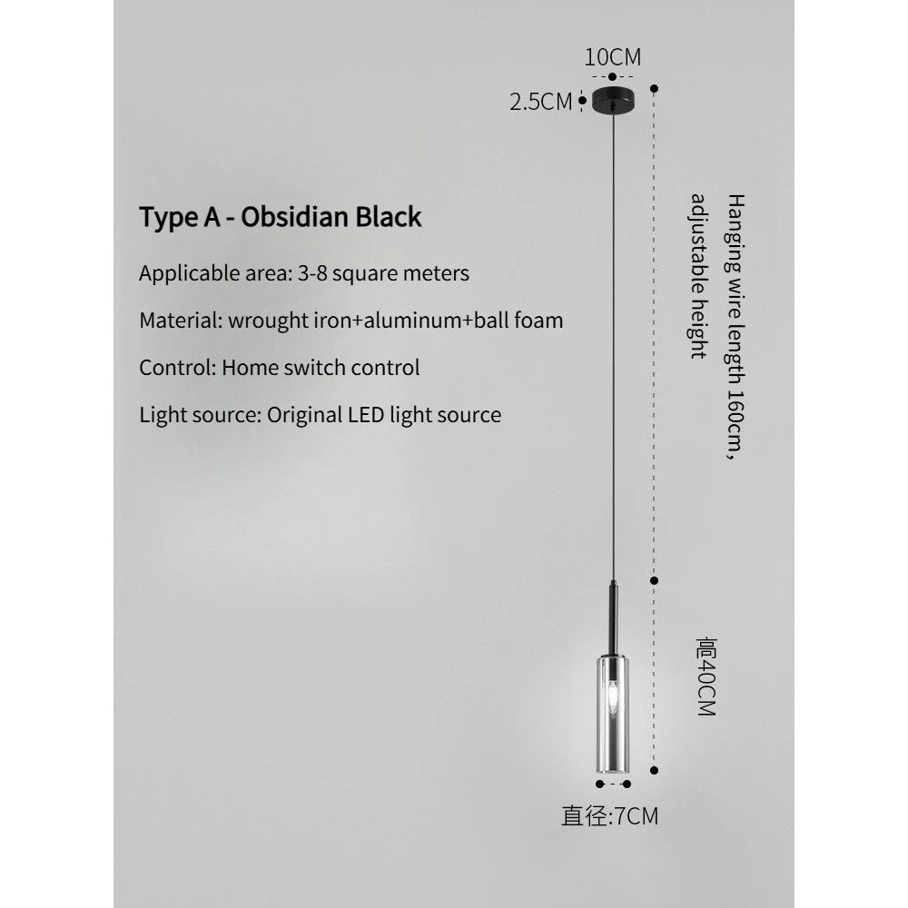 Nordic Led Pendant Lights Indoor Lighting Decoration Home Bedroom Bedside Light Living Dining Table Room Corridor Hanging Lamp