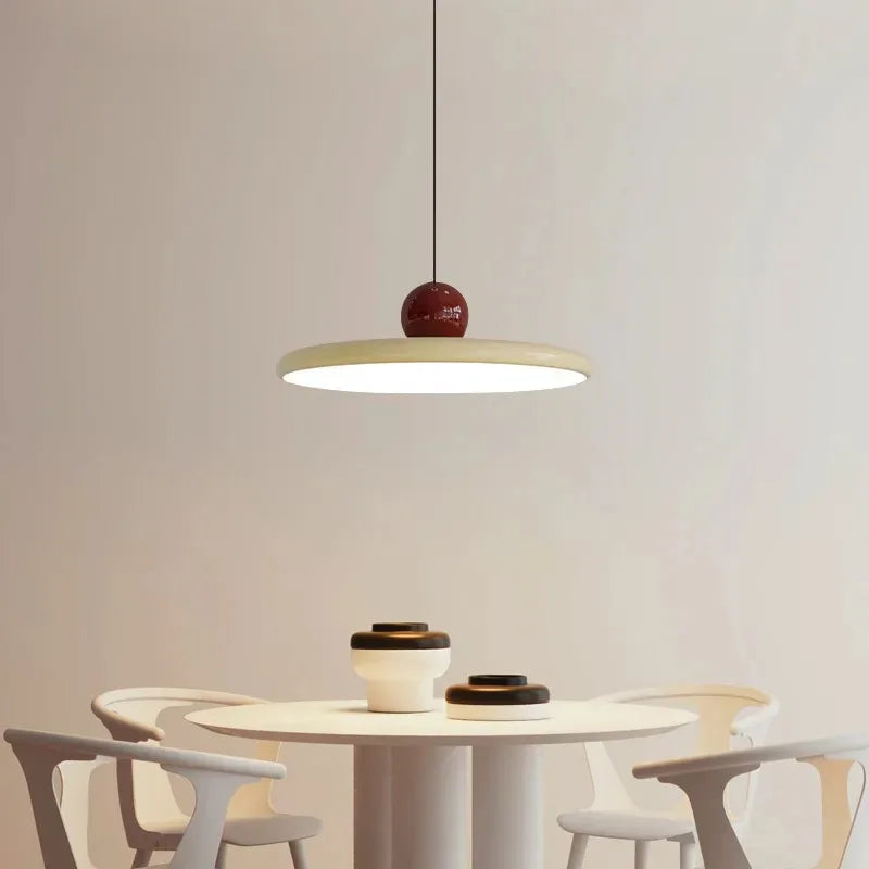 Nordic LED Pendant Light Wind Flying Saucer Lamps Living Room Bedroom Bedsides Restaurant Hotel Interior Illumination