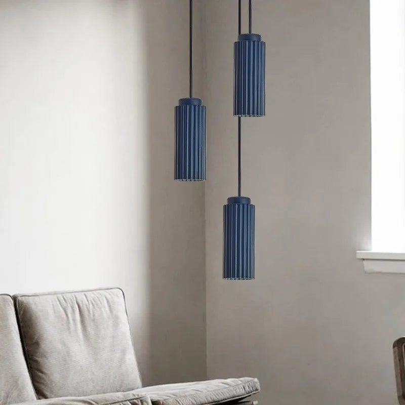 Modern Minimalist Pendant Lights Restaurant Bar Counter Bedroom Living Room Plum Blossom Pipe Single Head Small Chandelier