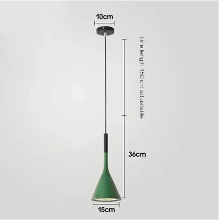 Modern Led Pendant Lights Multicolor E27 for Kitchen Fixtures Indoor Bedroom Dining Room Hanging Lamp Lampshade Home Chandeliers