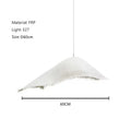 MOBY DICK pendant lamp Nordic wabi sabi Chandeliers for Restaurant Bar Living Dining Room Bedroom Lighting Home Decor