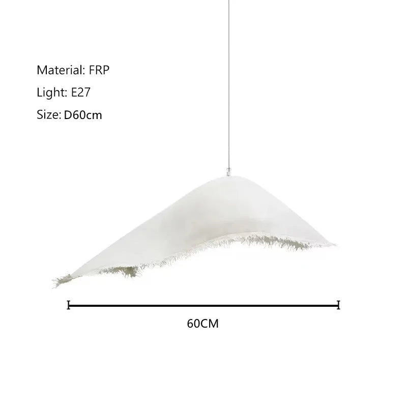 MOBY DICK pendant lamp Nordic wabi sabi Chandeliers for Restaurant Bar Living Dining Room Bedroom Lighting Home Decor