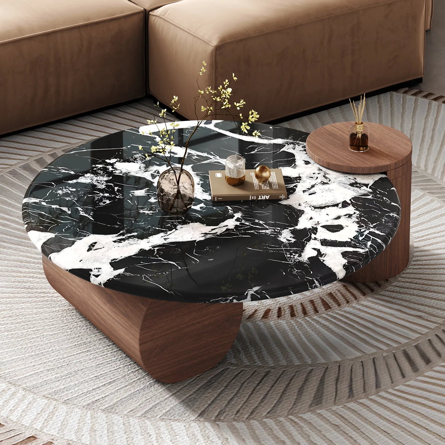 Luxury Unique Side Table Industrial Modern Decoration Writing Coffee Table Dinner Service Mesa Auxiliar Lounge Suite Furniture