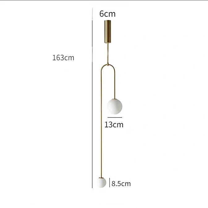 Modern Pendant Lighting for Bedroom Bedside Entrance Ceiling Hanging Lamp Bathroom Double Head Chandelier Decoration Lights