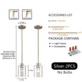  Modern Industrial Pendant Lamp Glass Hanging  Adjustable height Kitchen Dining Room Bedroom Bedside bathroom Decor Lights