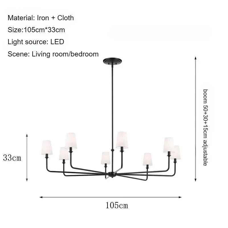 Retro Simple Led Pendant Lights for Living Dining Room Food Tables Kitchen Designer Chandelier Home Decor Lusters Luminaires