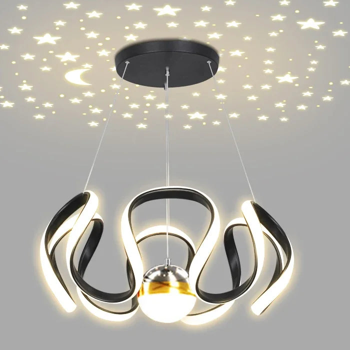 Modern Stylish Lustre LED Chandelier Art Design Pendant Light Living Kitchen Ceiling Lamps Home Room Decoration Lighting Fixture