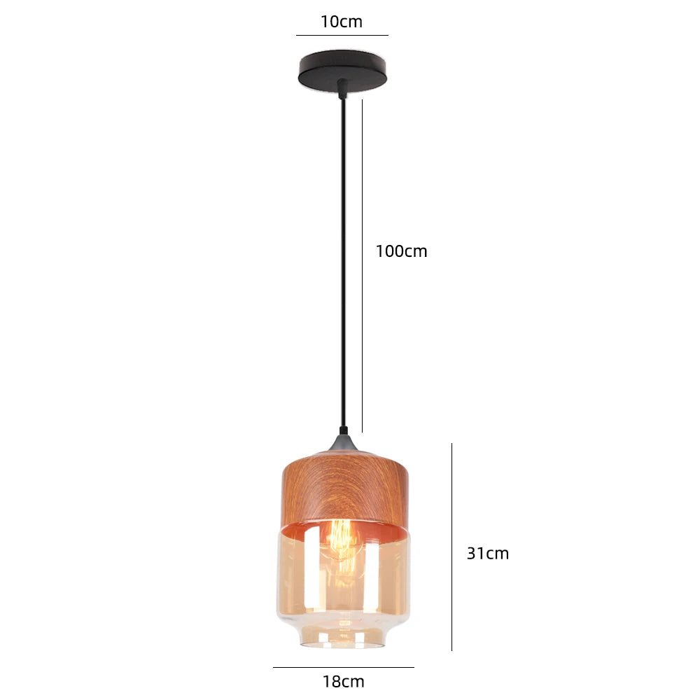 Modern Glass Pendant Lights Kitchen Dining Room Bedside Hanging Lamps For Ceiling Chandelier Restaurant Suspension Luminaire