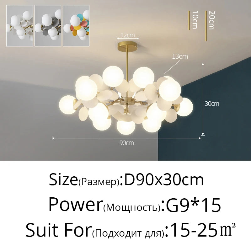 Colorful Flash New LED Modern Chandelier Lights Living Dining Room Bedroom Villa Pendant Flats Bar Aisle Indoor Lighting Lamps