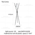 Ball Floor Lamp Living Room Lighting Designer Bedroom Sofa Environment Lamp Internet Celebrity Creative Floor Lamp Desktop Desk