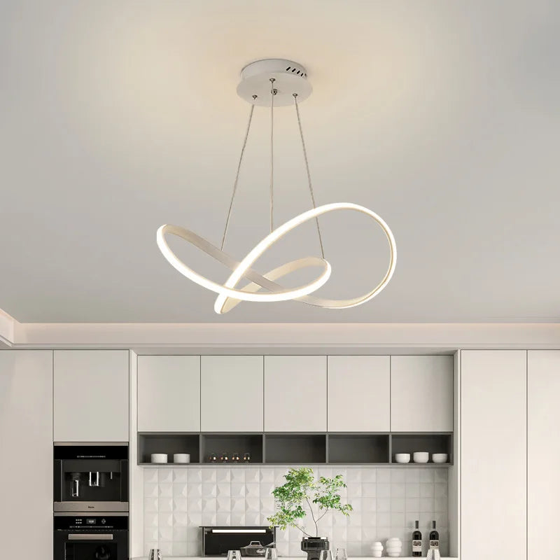 Modern Simple LED Ceiling Chandelier Dining Room Corridor Pendant Lamp Bedroom Living Room Light Home Decoration