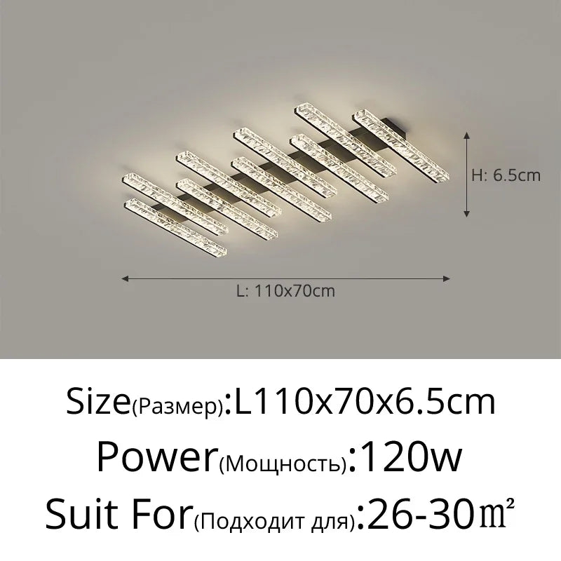 Modern Ceiling Chandelier Led Lights Ceiling Lamps for Living Dining Room  Kitchen Bedroom Dimmable Lustre Home Decor Lighting