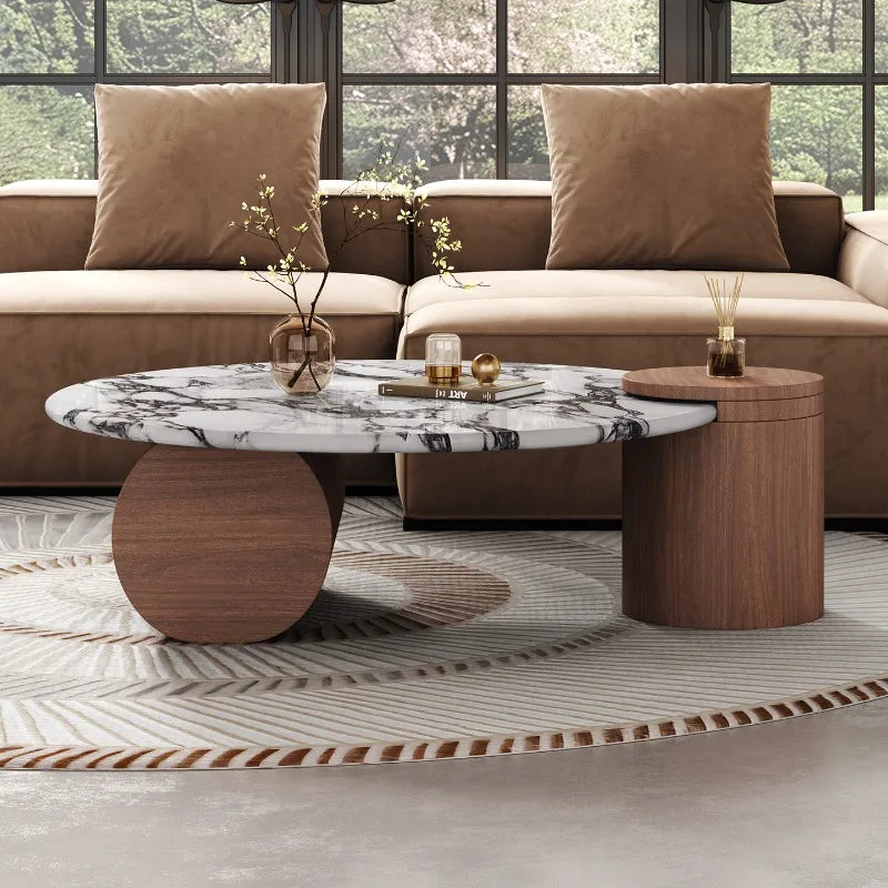 Luxury Unique Side Table Industrial Modern Decoration Writing Coffee Table Dinner Service Mesa Auxiliar Lounge Suite Furniture