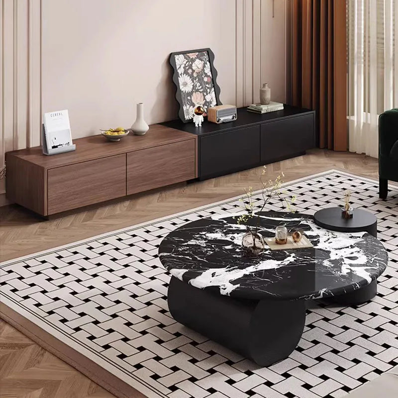 Luxury Unique Side Table Industrial Modern Decoration Writing Coffee Table Dinner Service Mesa Auxiliar Lounge Suite Furniture