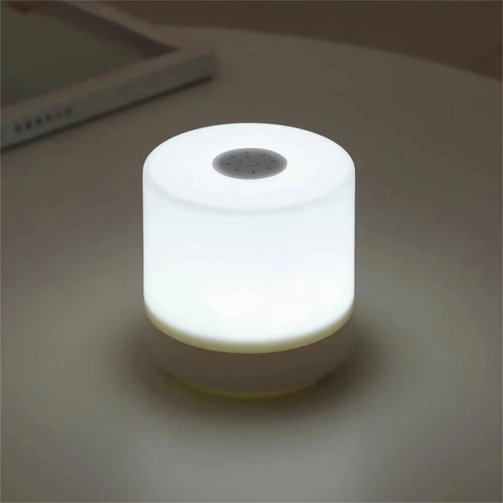 Night Lamp LED Table With Switch Rechargeable Three Colors Lights USB For Kitchen Hallway Closet Bedroom Home Touch Night Light