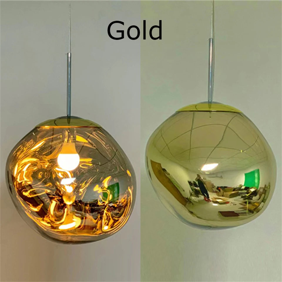 LED Pendant Lights Lava Lamp PVC Lighting for Living Room Indoor Decor Home Fixtures Loft Kitchen Hanging Lamp