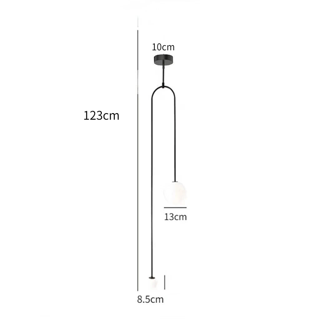Modern Pendant Lighting for Bedroom Bedside Entrance Ceiling Hanging Lamp Bathroom Double Head Chandelier Decoration Lights