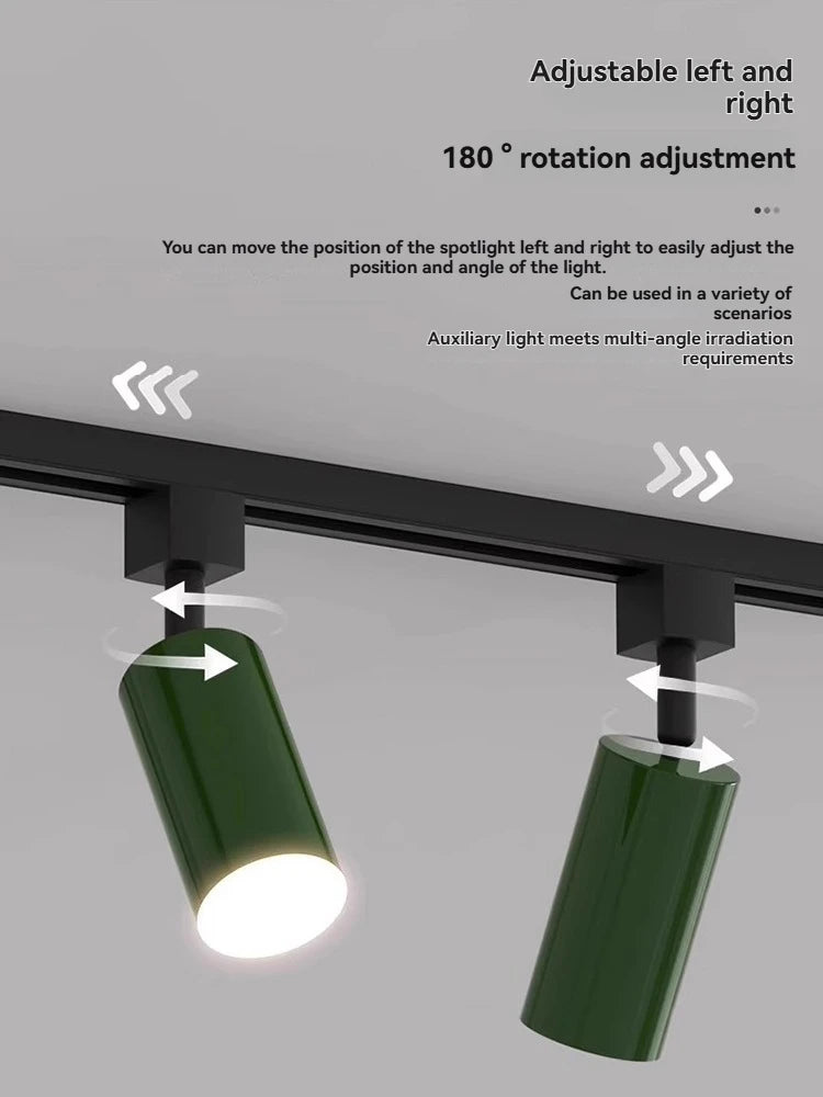 French Style Led Pendant Light Long Strip Spotlight Home Decoration Living Room Bedroom Dining Room Kitchen Lighting Fixtures