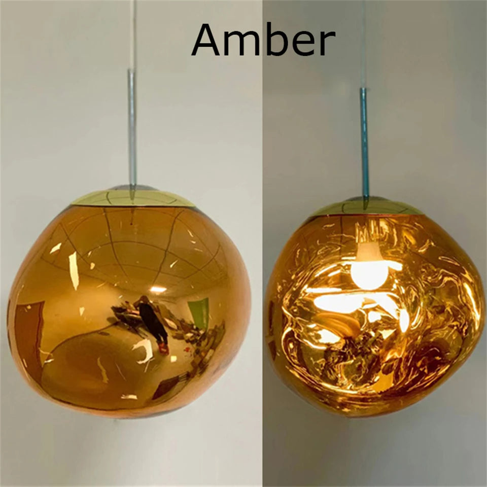 LED Pendant Lights Lava Lamp PVC Lighting for Living Room Indoor Decor Home Fixtures Loft Kitchen Hanging Lamp