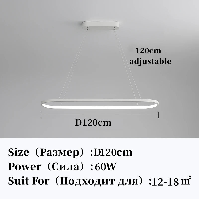 Modern LED Pendant Light Chandelier Living Dining Room Island Hanging Lights Restaurant Kitchen Bar Office Home Decoration Lamps