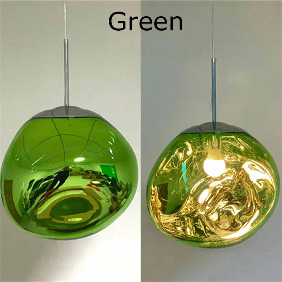 LED Pendant Lights Lava Lamp PVC Lighting for Living Room Indoor Decor Home Fixtures Loft Kitchen Hanging Lamp