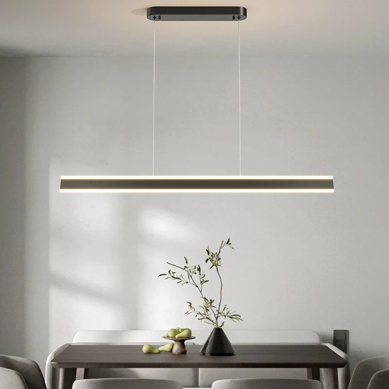 Pendant Lights Modern Simple Dining Room Lights For Living Dining Kitchen Office Long Chandelier Lustre Home Decoration Lighting